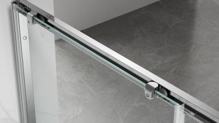 Душевой уголок Veconi Rovigo RV-055G, 1500х1000х1950, золото брашинг, прозрачное стекло